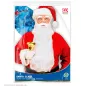 Santa Claus beard with mustache and eyebrows
