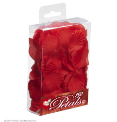 Red fabric petals, 150 pcs.
