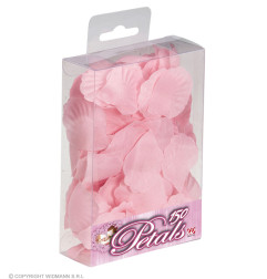 Pink fabric petals, 150 pcs.