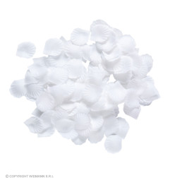 White fabric petals, 150 pcs.