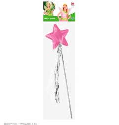 Magic wand with pink star