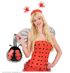 Hairband with ladybugs