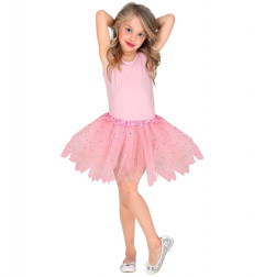 Tutu tulle skirt light pink, 30 cm
