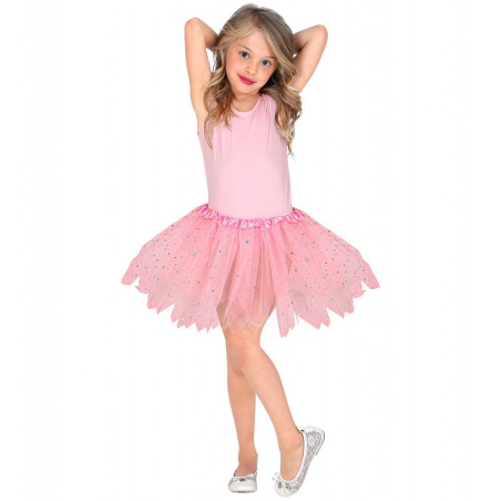 Tutu tulle skirt light pink, 30 cm