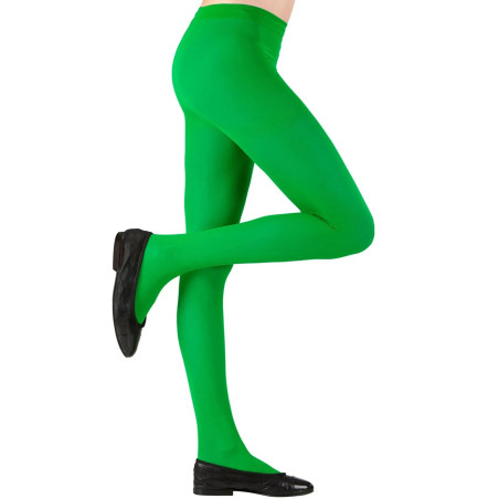 Children's tights 40 DEN green, 1-14 years