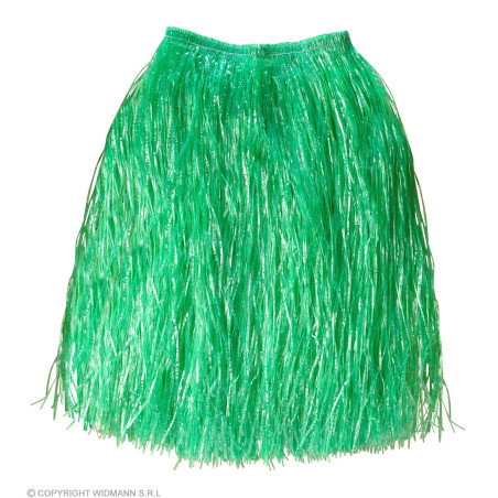 Hawaiian skirt green, 75 cm