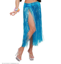 Hawaiian skirt blue, 75 cm
