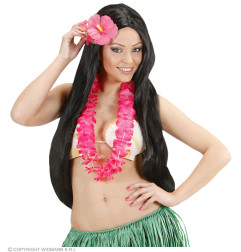 Hawaiian flower lei pink