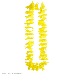 Hawaiian flower lei yellow