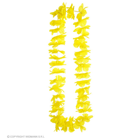 Hawaiian flower lei yellow