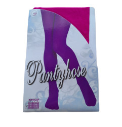 Children's tights 40 DEN purple, 7-10 years