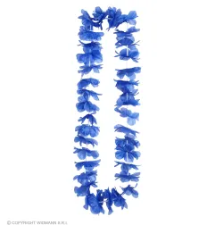 Hawaiian flower lei blue