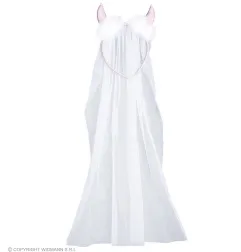 Pink devil horns with veil