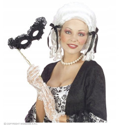 Venetian eye mask with lace