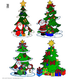 Window sticker Christmas, 30 cm