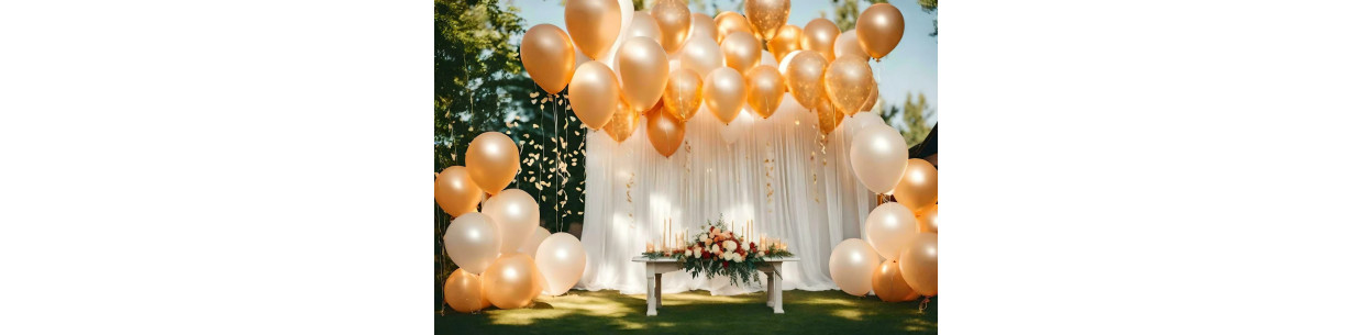 Wedding decorations, balloons, table decorations and festive accessories | Ditte.eu